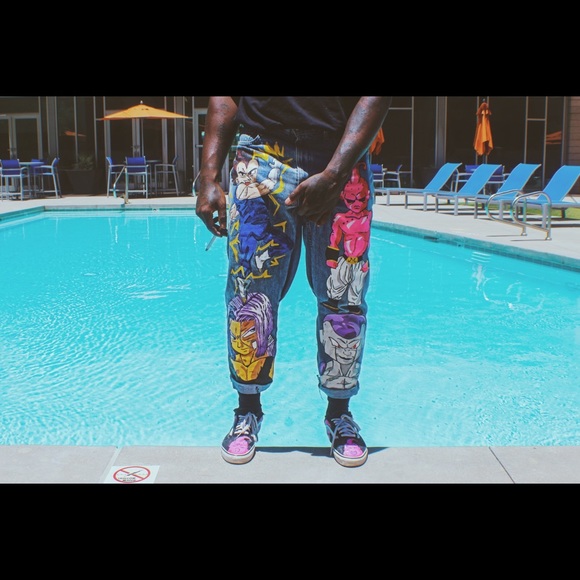 Hand Painted Dbz Custom Pants | Poshmark